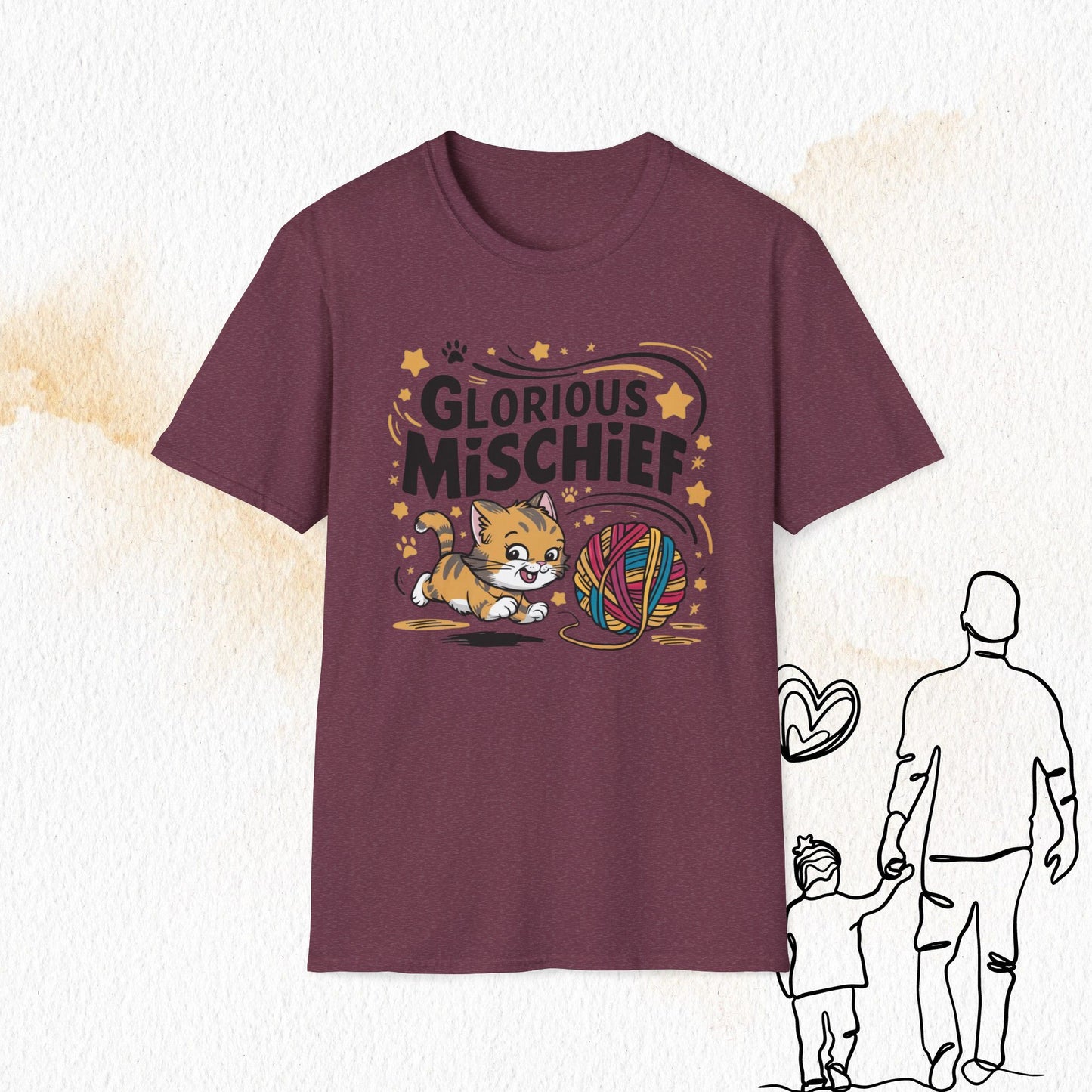 Glorious Mischief Cotton Men T-Shirt