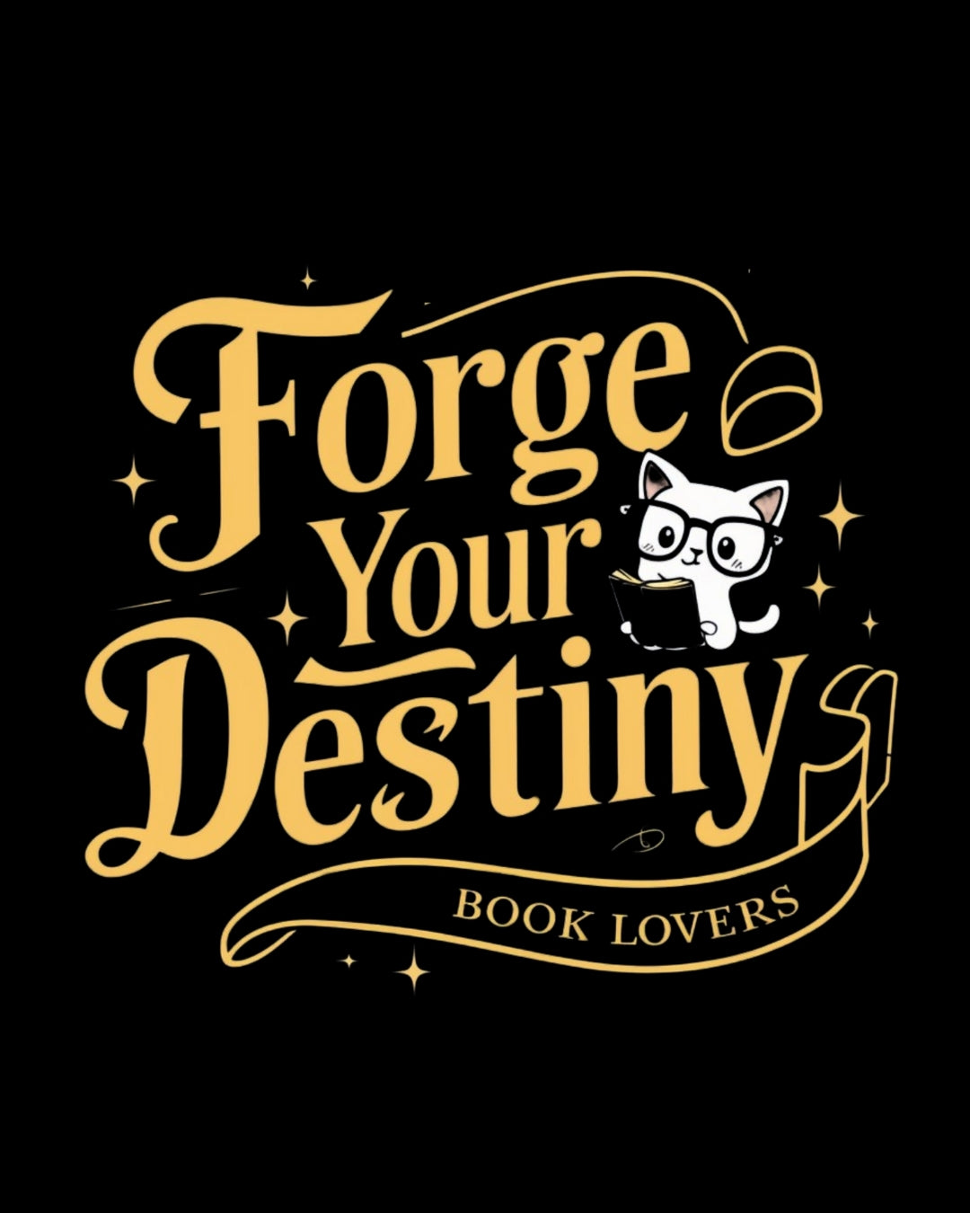 Book Lovers Forge Your Destiny Cotton Tshirt
