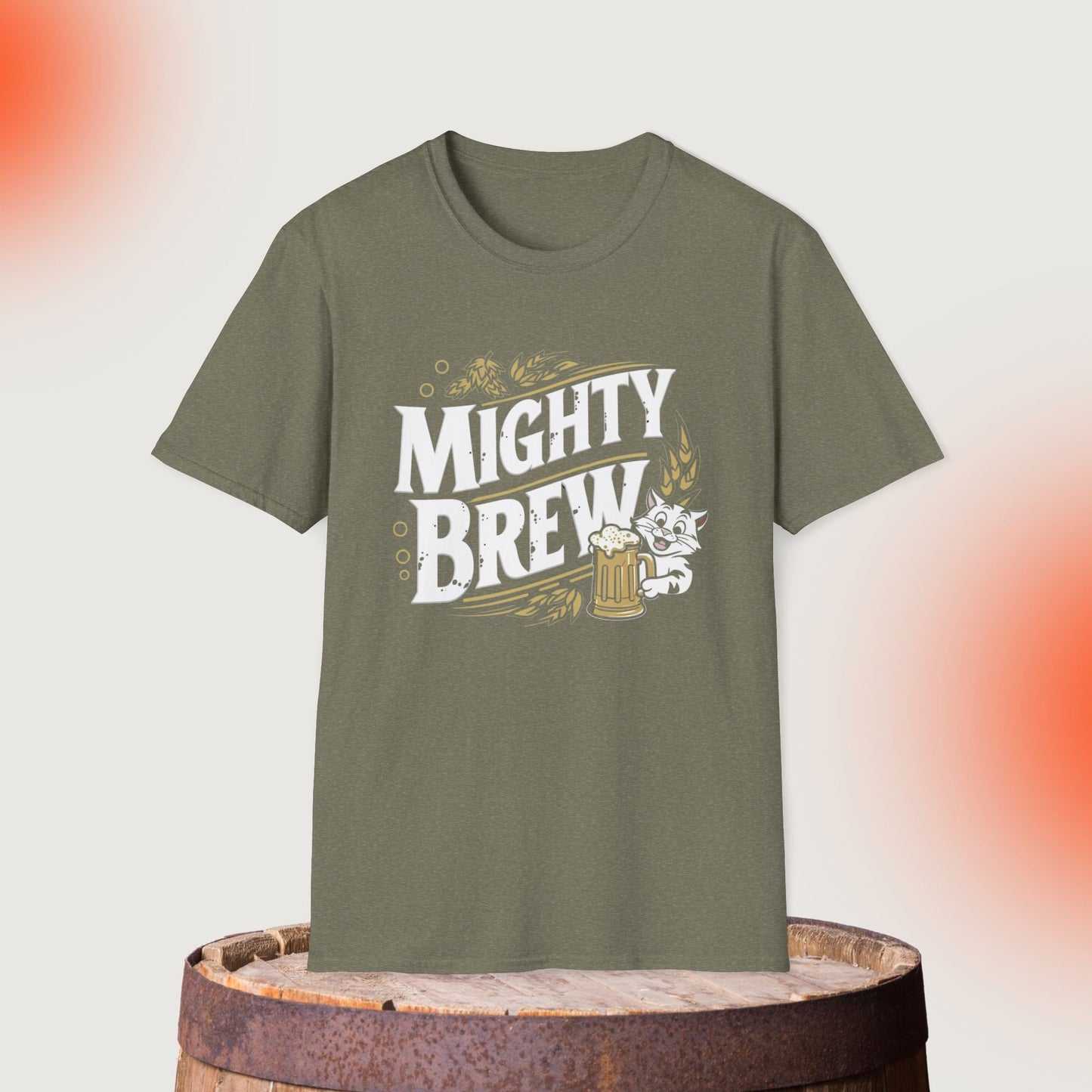 Mighty Brew Cotton Crew Neck Tshirt