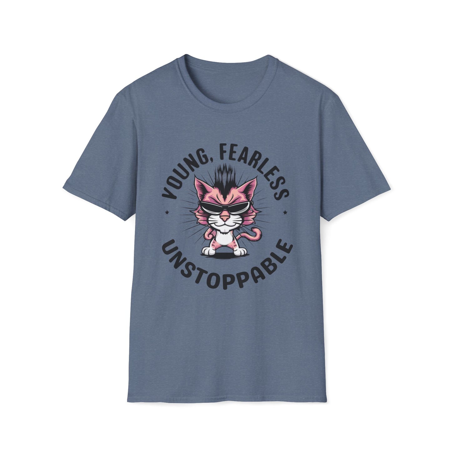 Young Fearless Unstoppable Cotton Men Tee