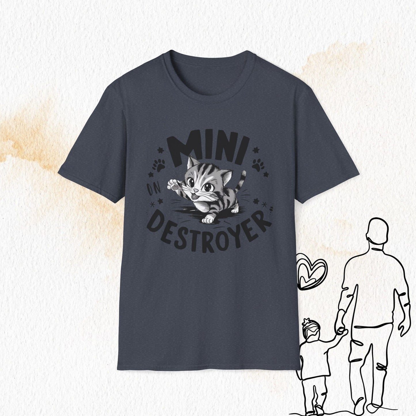 Mini Destroyer Cotton Men T-Shirt