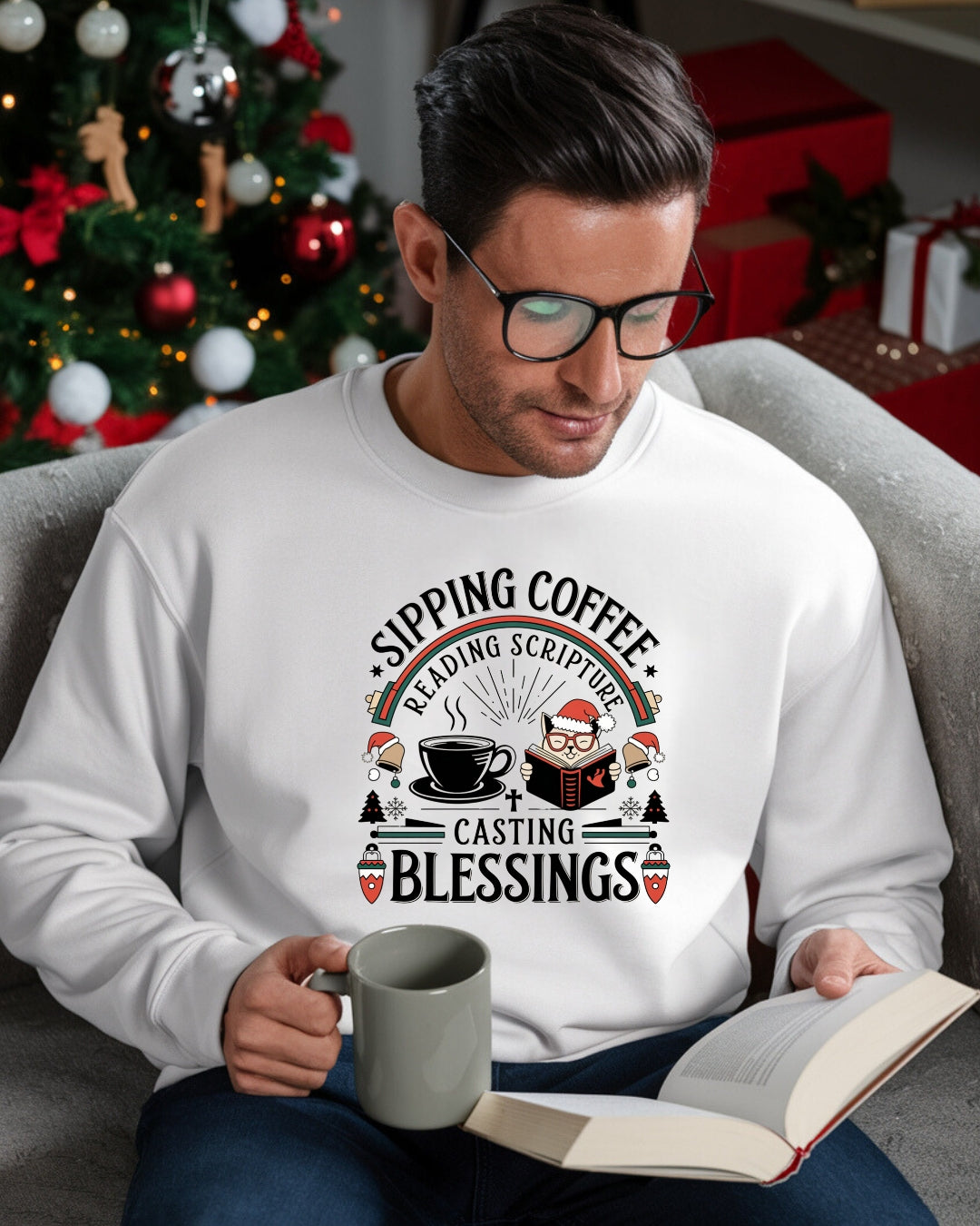 Sipping Grace Ultra Cotton Sweatshirt