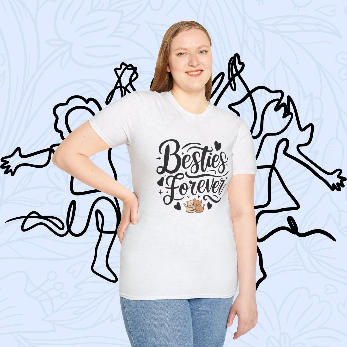 Besties Forever Cotton T-Shirt