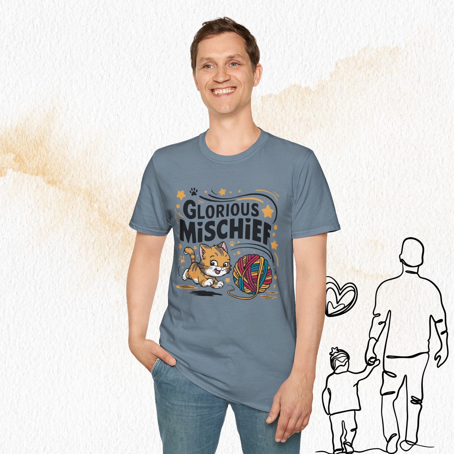 Glorious Mischief Cotton Men T-Shirt