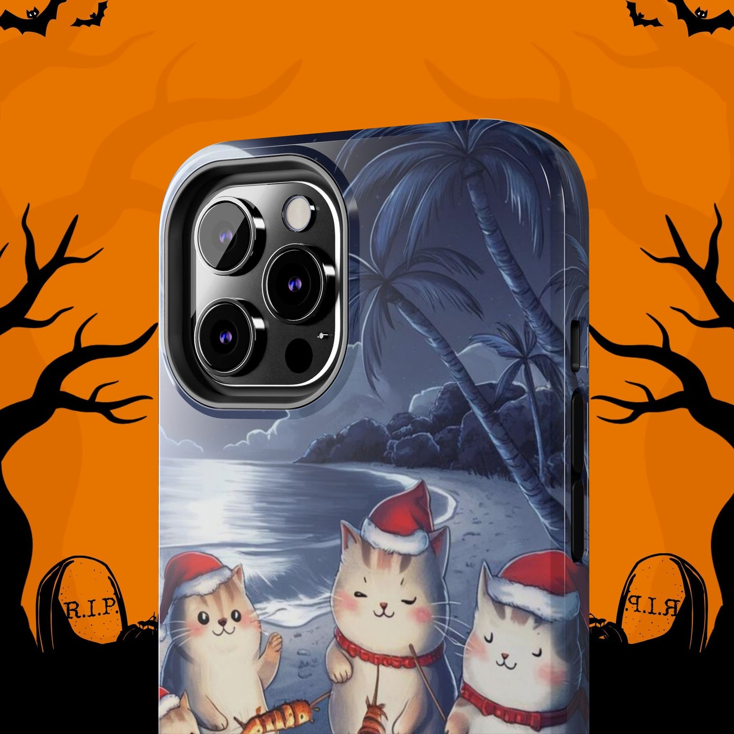 Meowmas Magic Wireless Charging Support Tough Case
