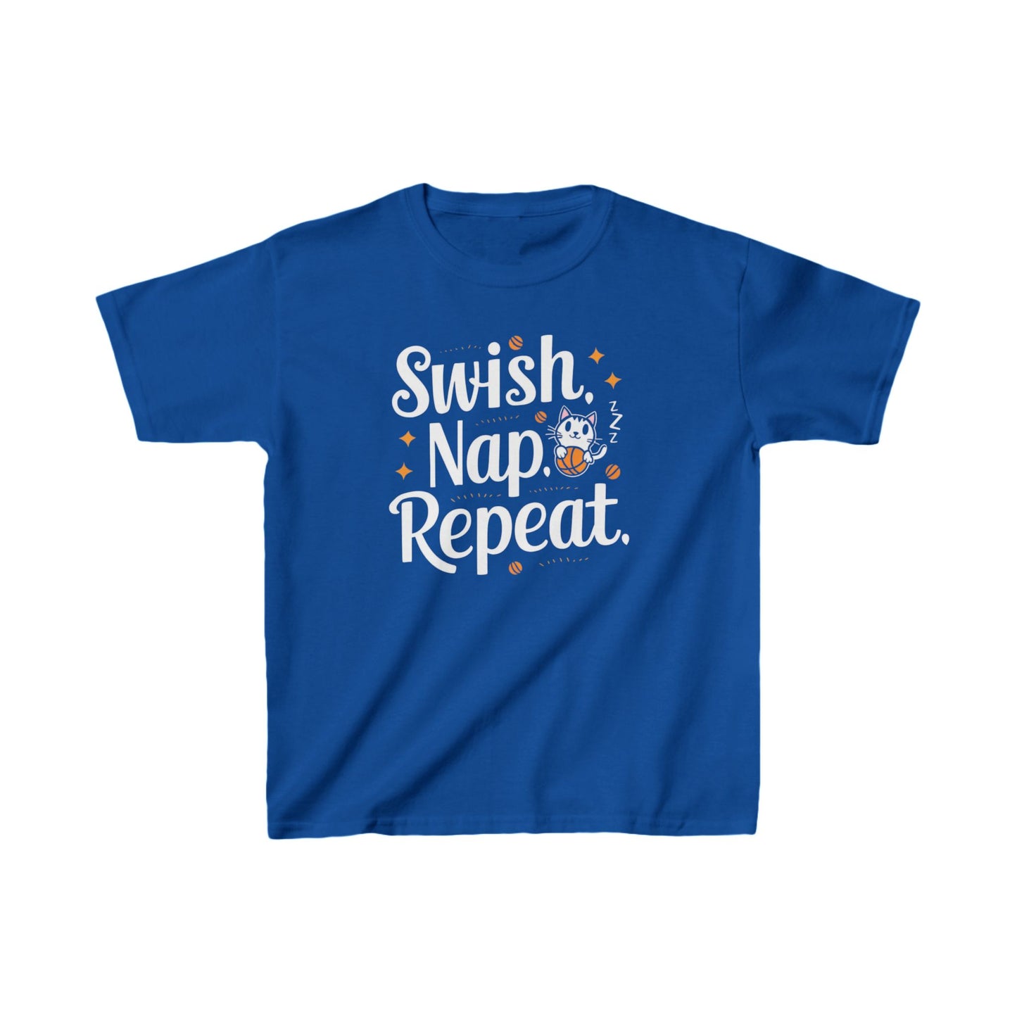 Swish Nap Repeat Kids Cotton T-Shirt