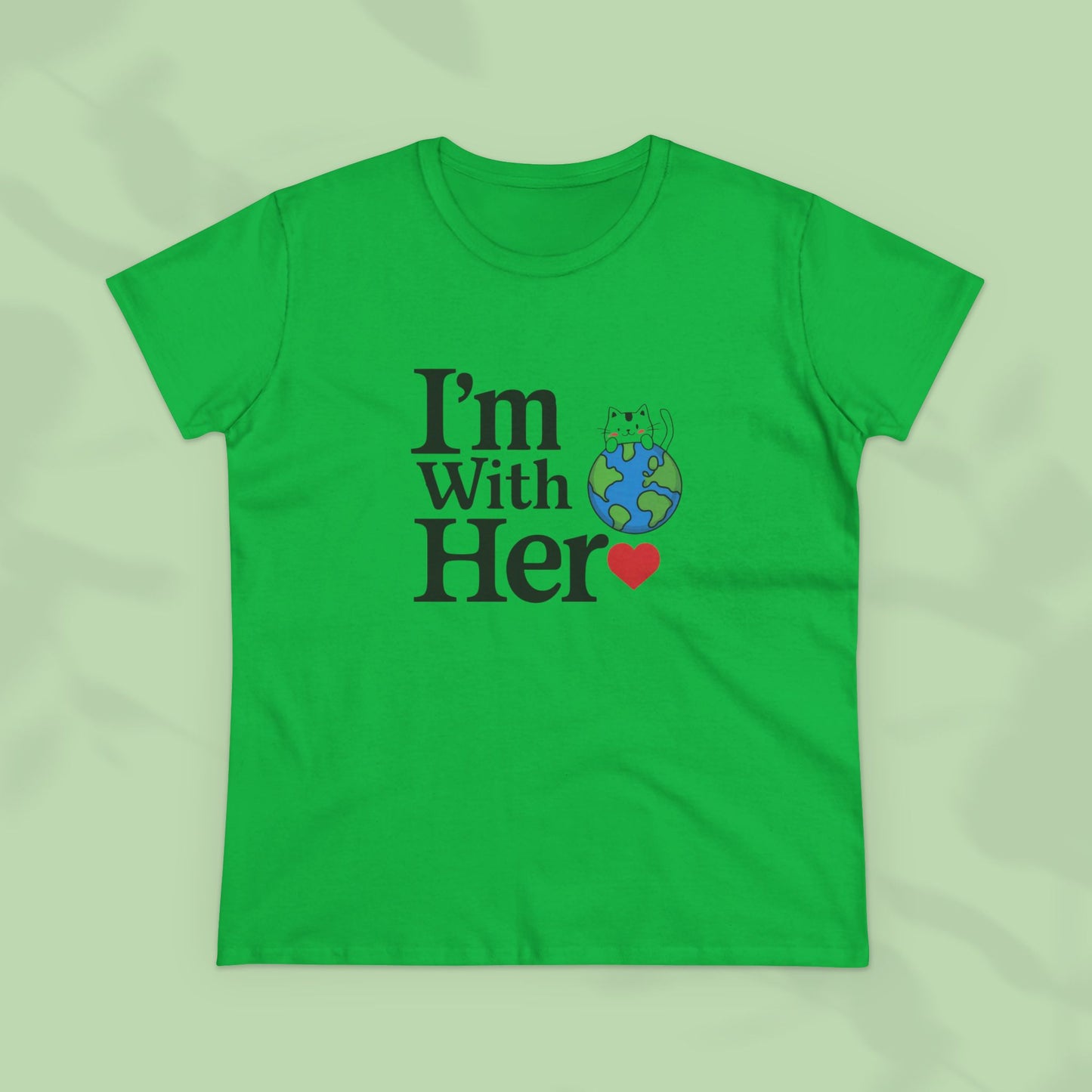 I am With Her Women Cotton Tees