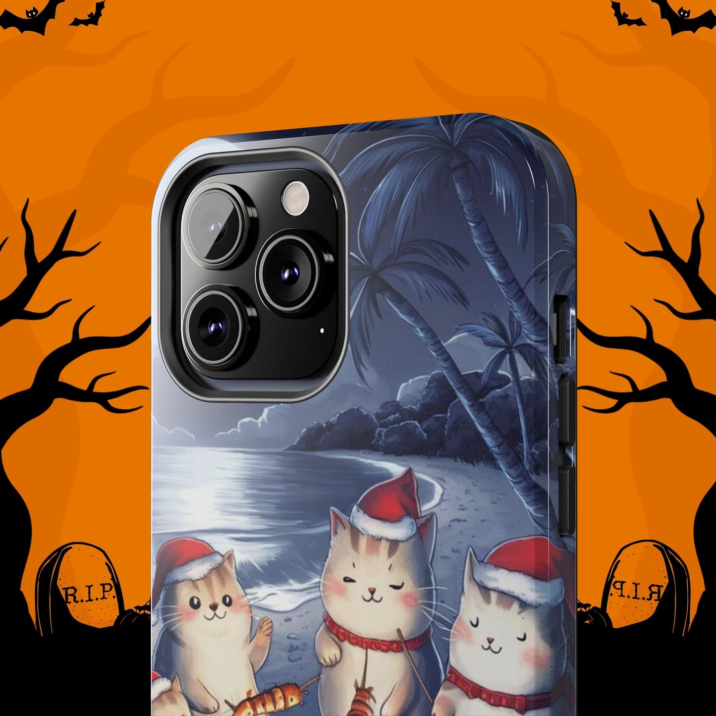 Meowmas Magic Wireless Charging Support Tough Case