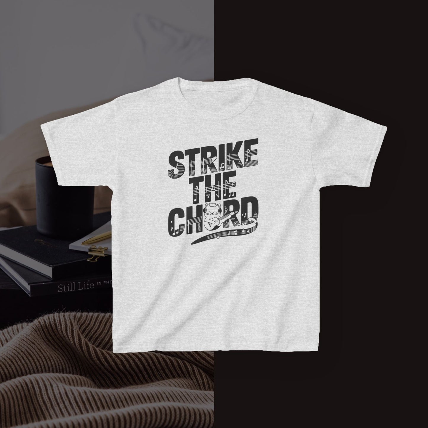 Strike The Cord kid Heavy Cotton Tshirt