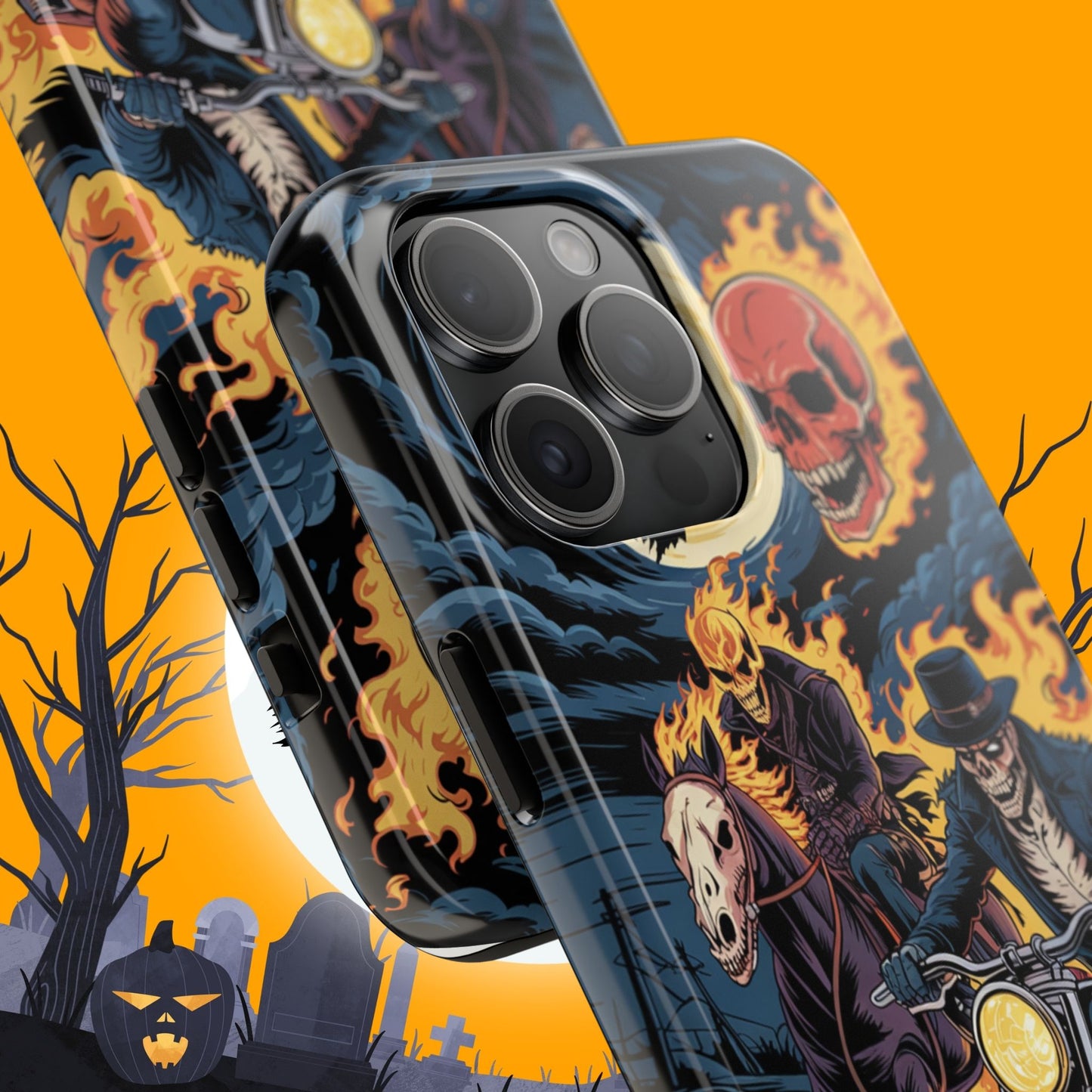 Ghost Rider Wireless Charging Support Tough Case