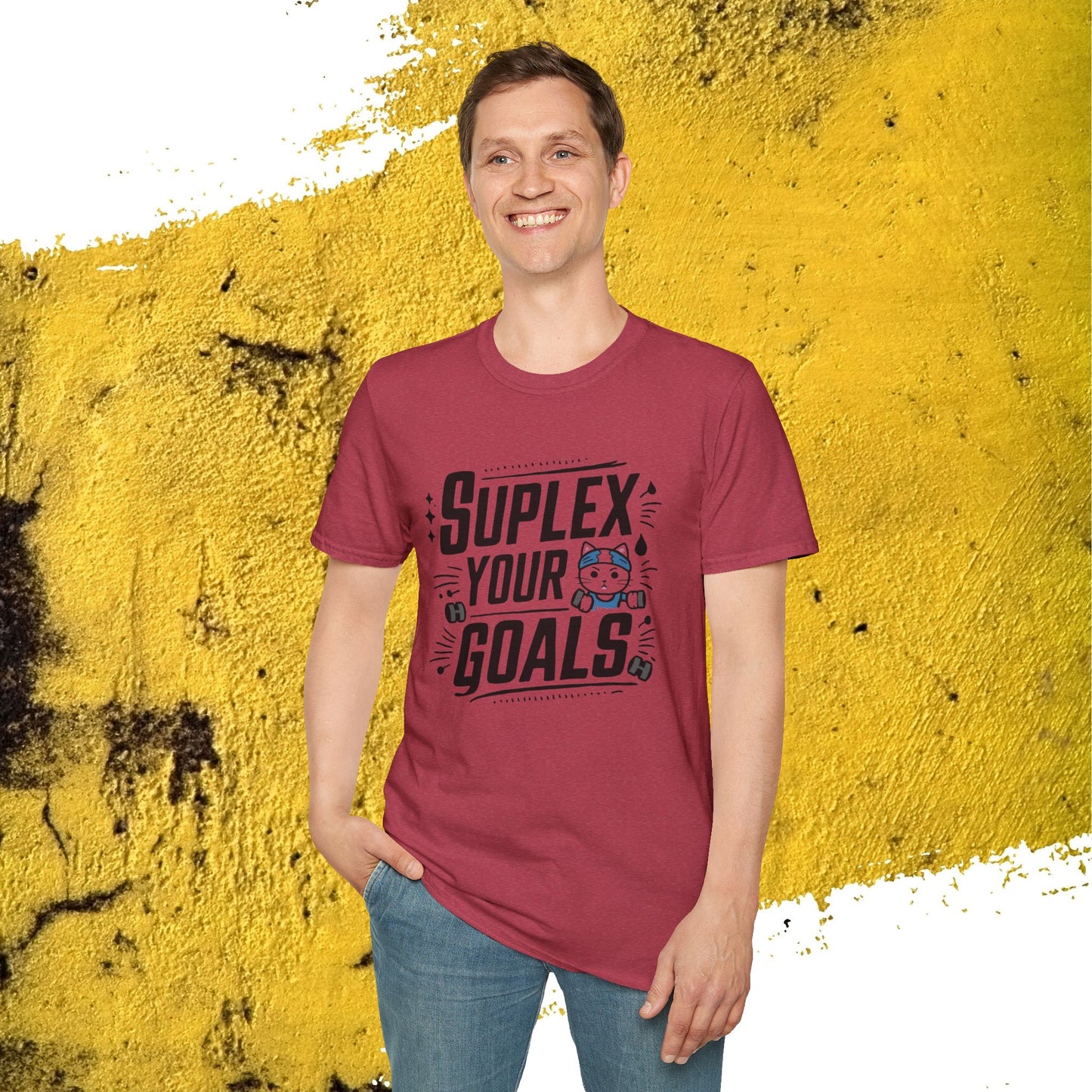 Suplex Your Goals Cotton Men Tshirt