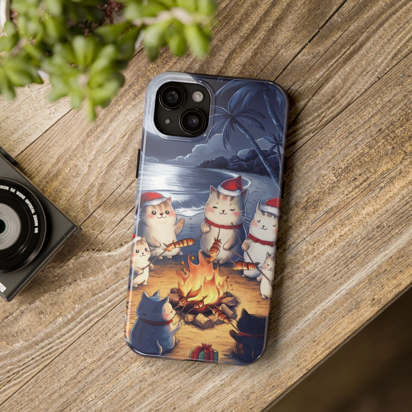 Meowmas Magic Wireless Charging Support Tough Case