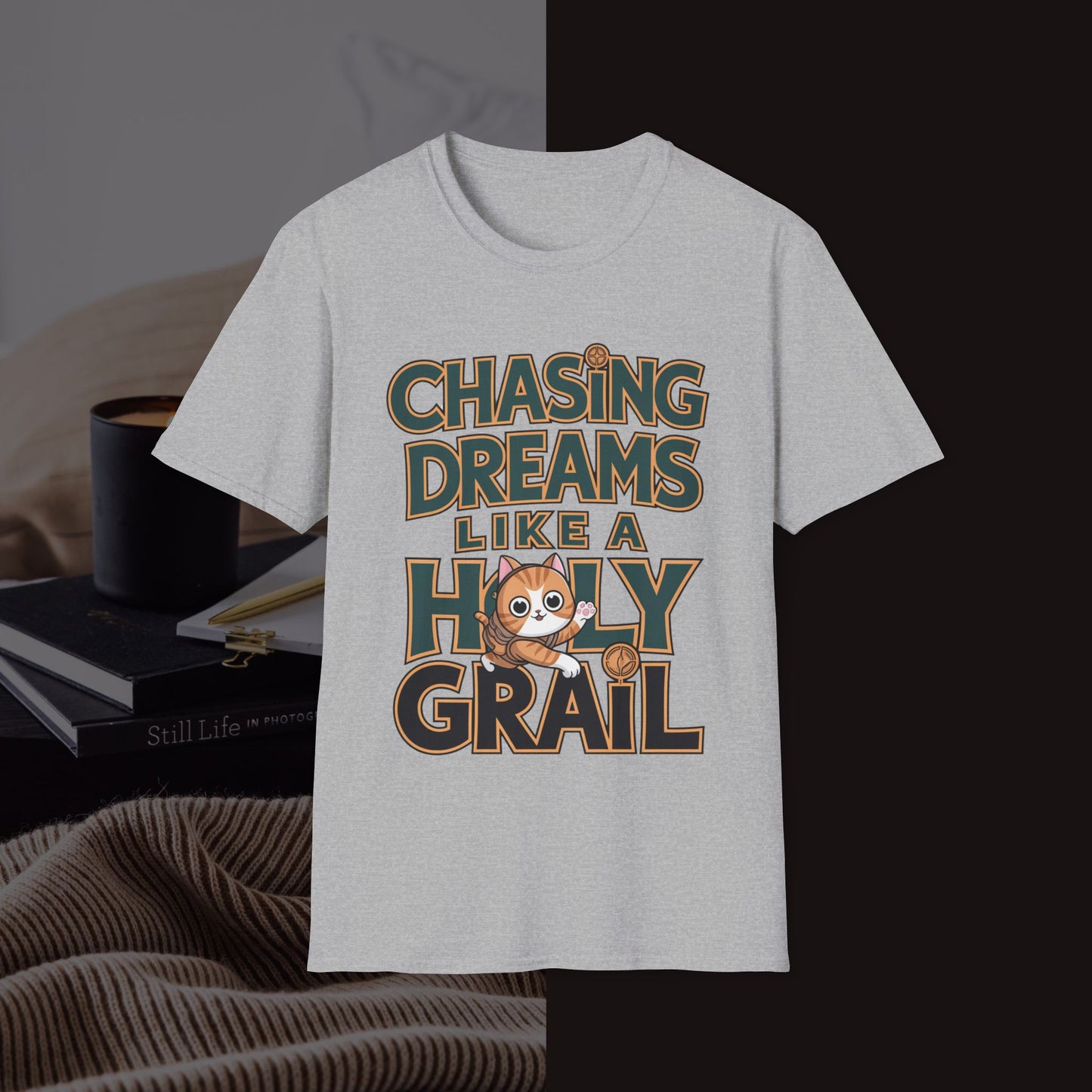 Chasing Peace Like A Holy Grail Unisex Softstyle T-Shirts