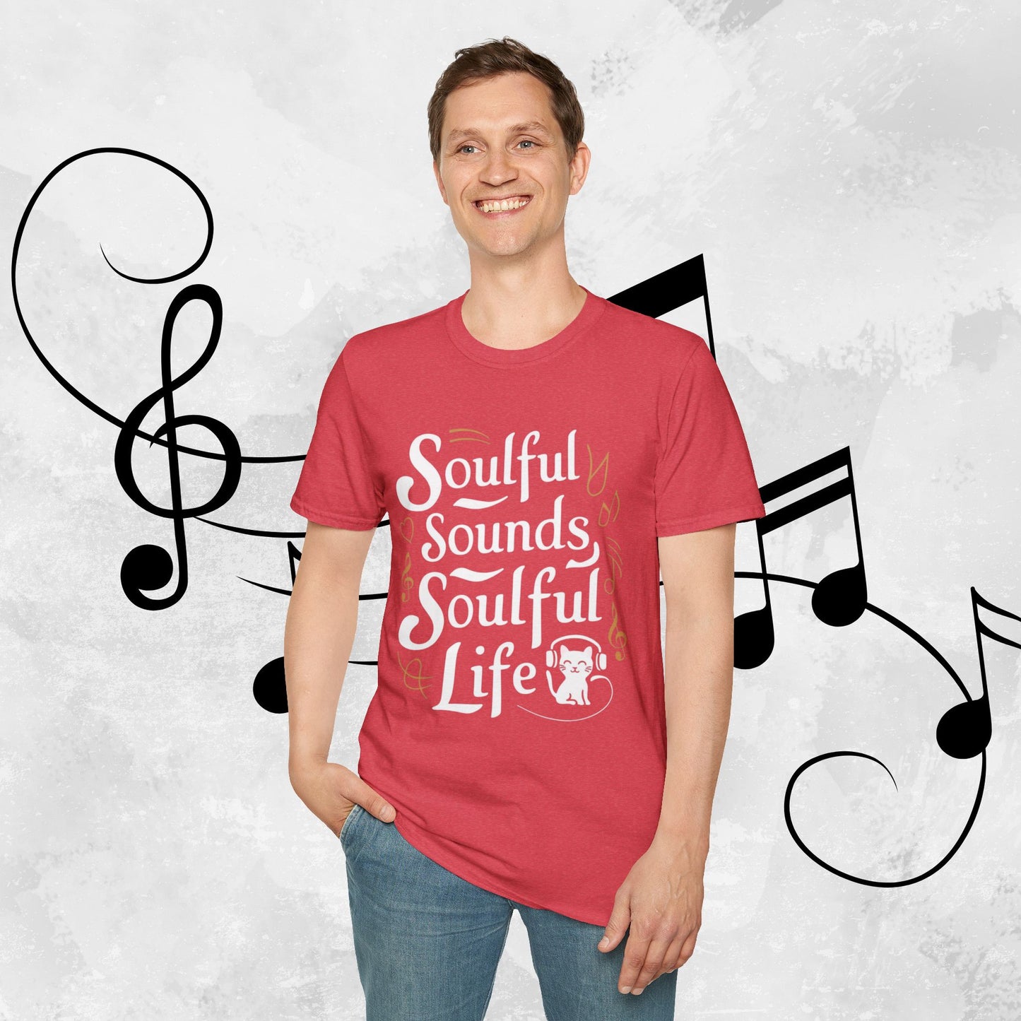 Soulful Sound Soulful Life Cotton Men Tshirt