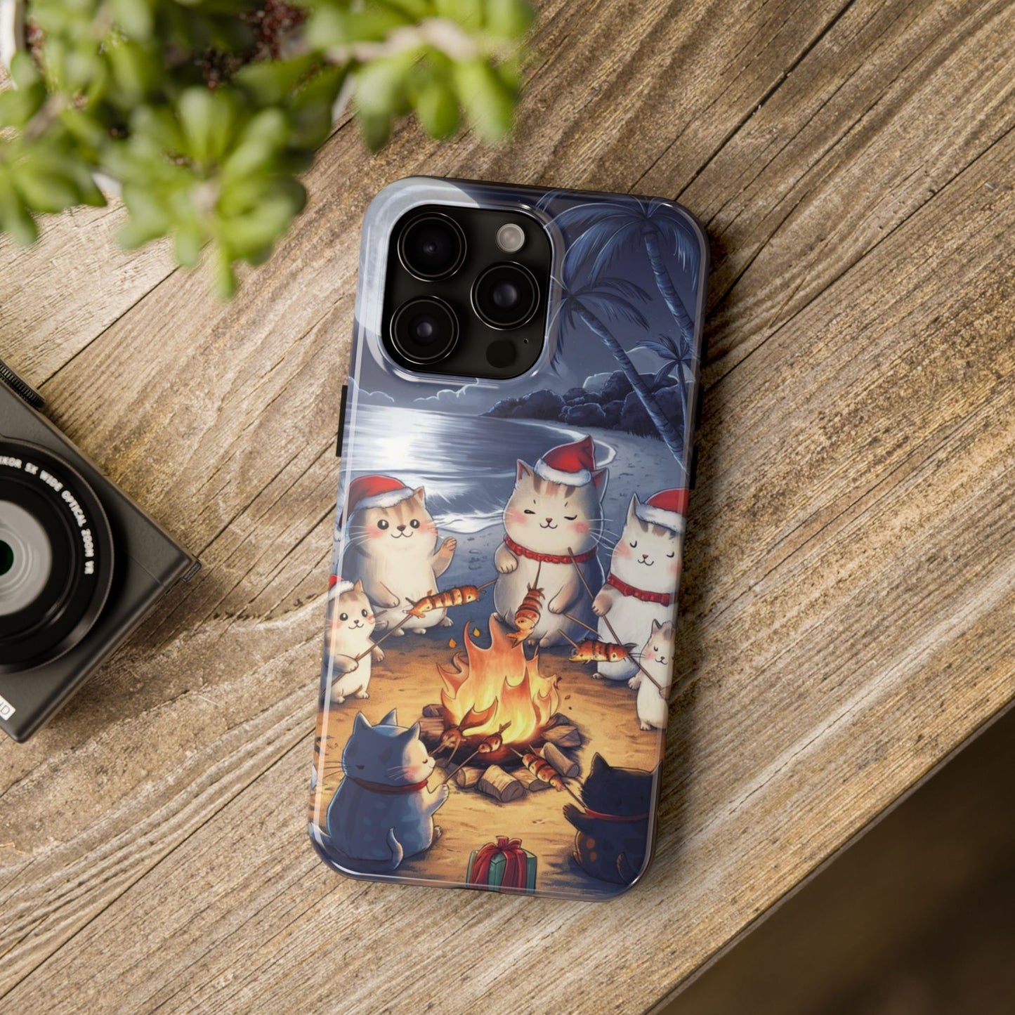 Meowmas Magic Wireless Charging Support Tough Case