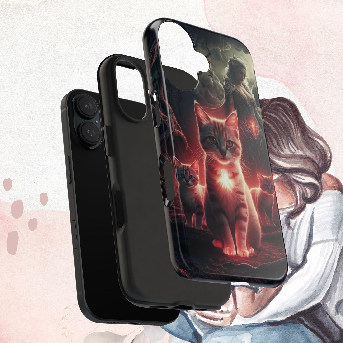 Mama's Mind Meld Wireless Charging Support Tough Case