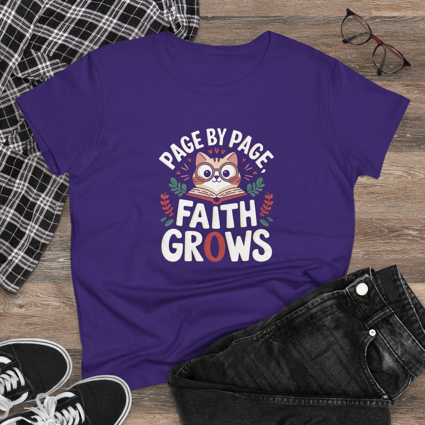 Faithful Threads Women Cotton Tshirt