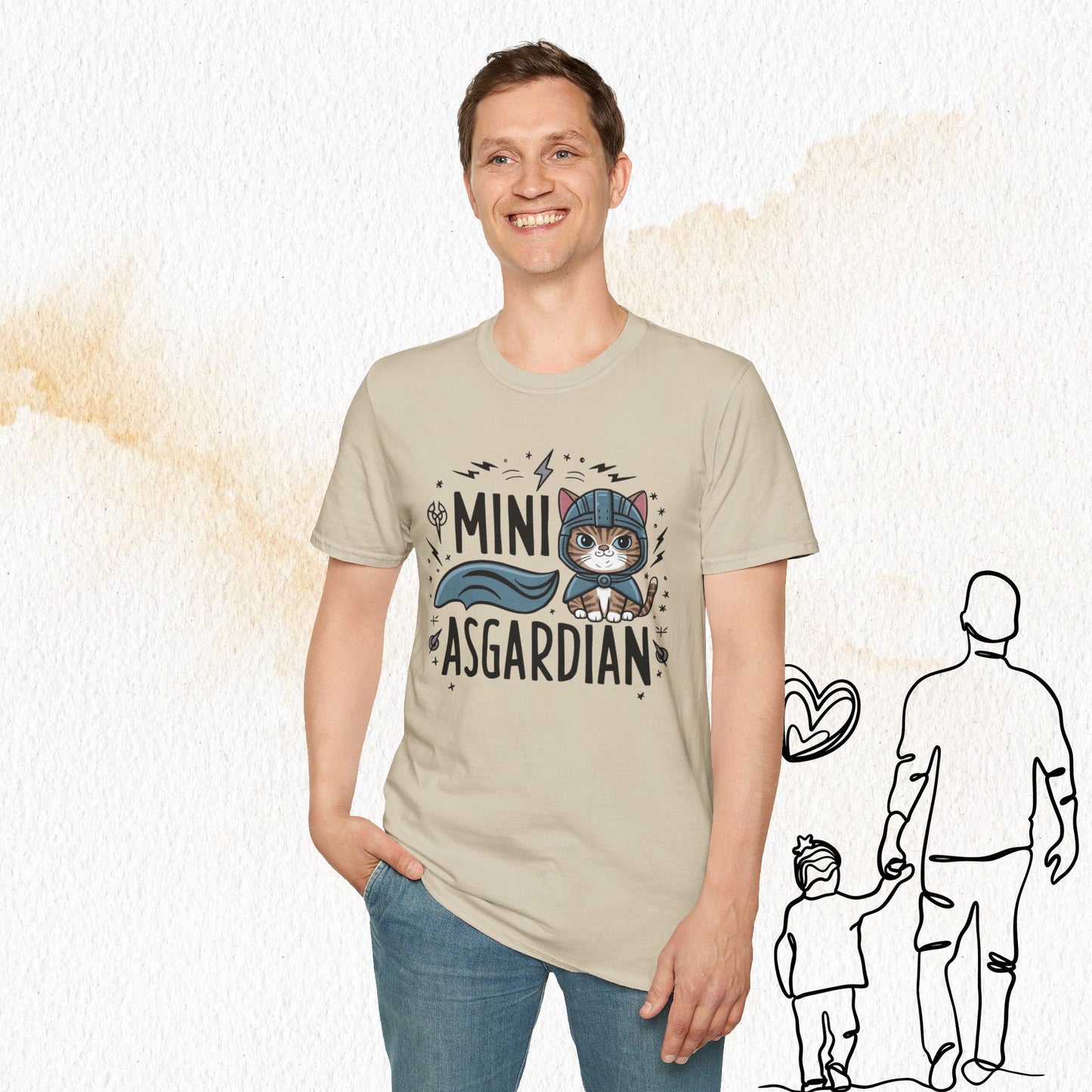 Mini Asgardian Cotton Men T-Shirt