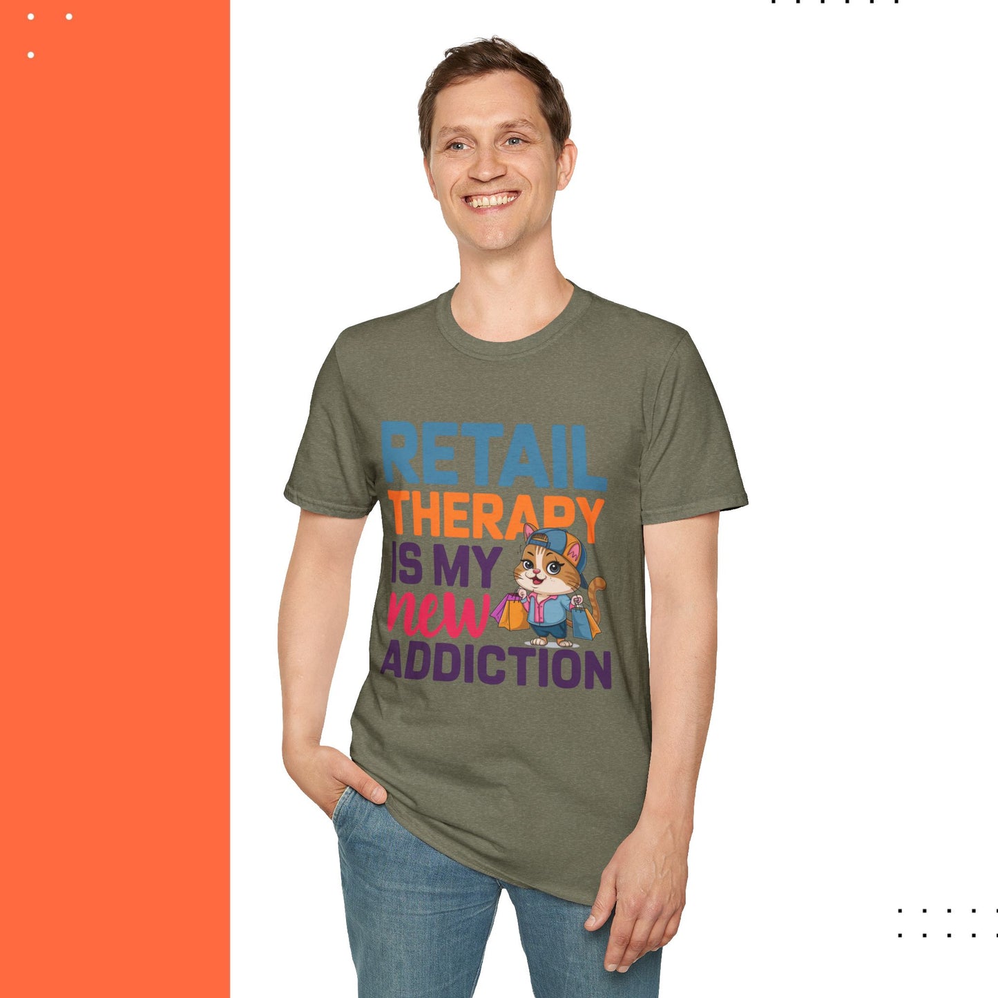 Retail Therapy Cotton T-Shirt