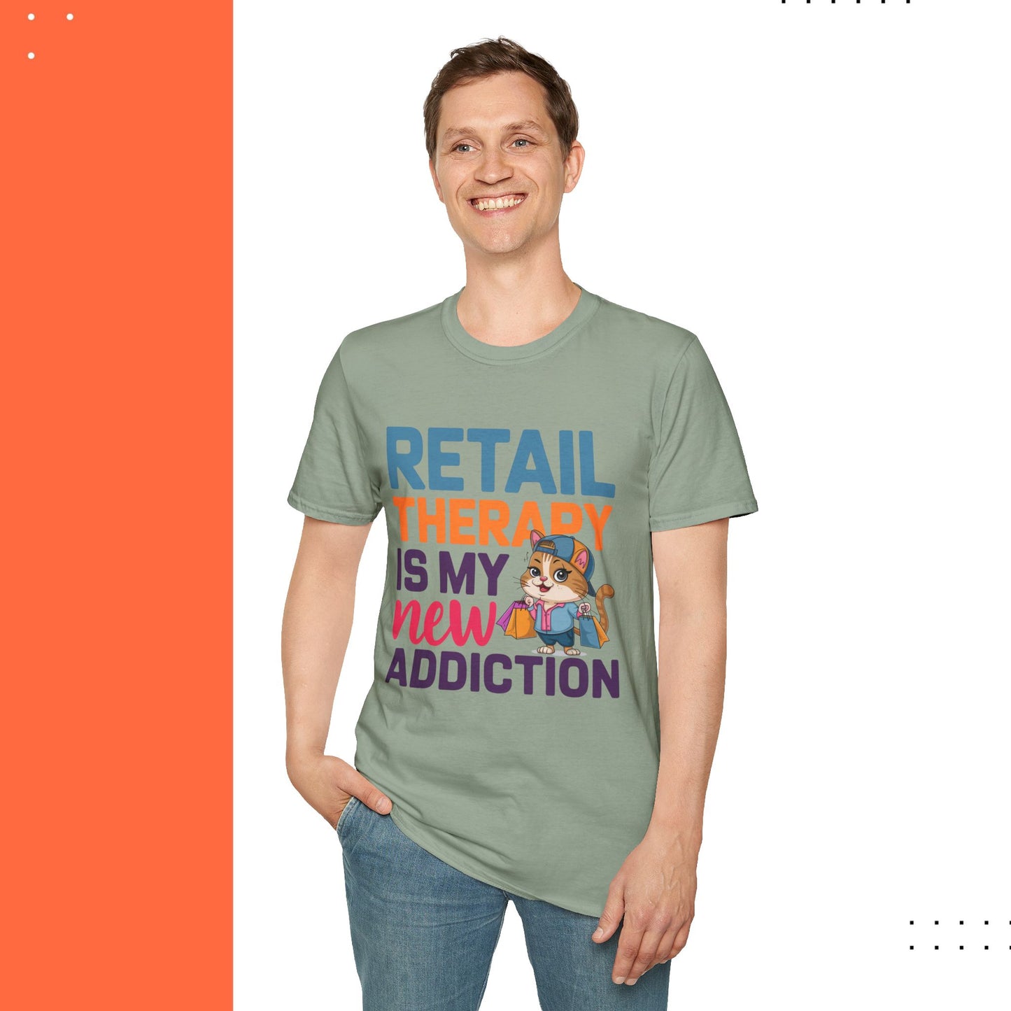 Retail Therapy Cotton T-Shirt