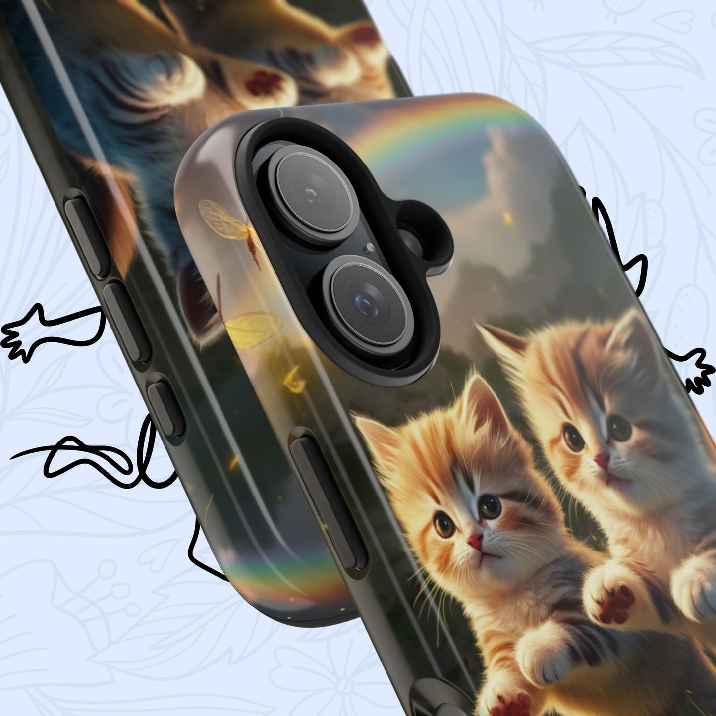 Bestie Buddies Wireless Charging Support Tough Case