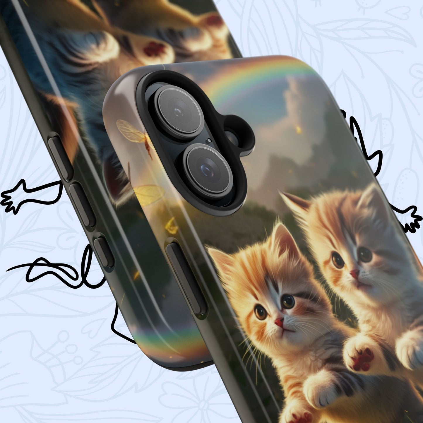 Bestie Buddies Wireless Charging Support Tough Case
