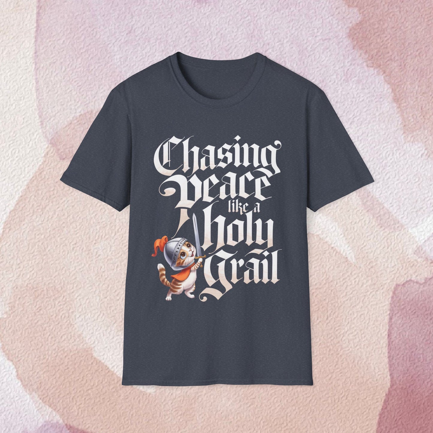 Chasing Peace Like A Holy Grail Unisex Softstyle T-Shirt