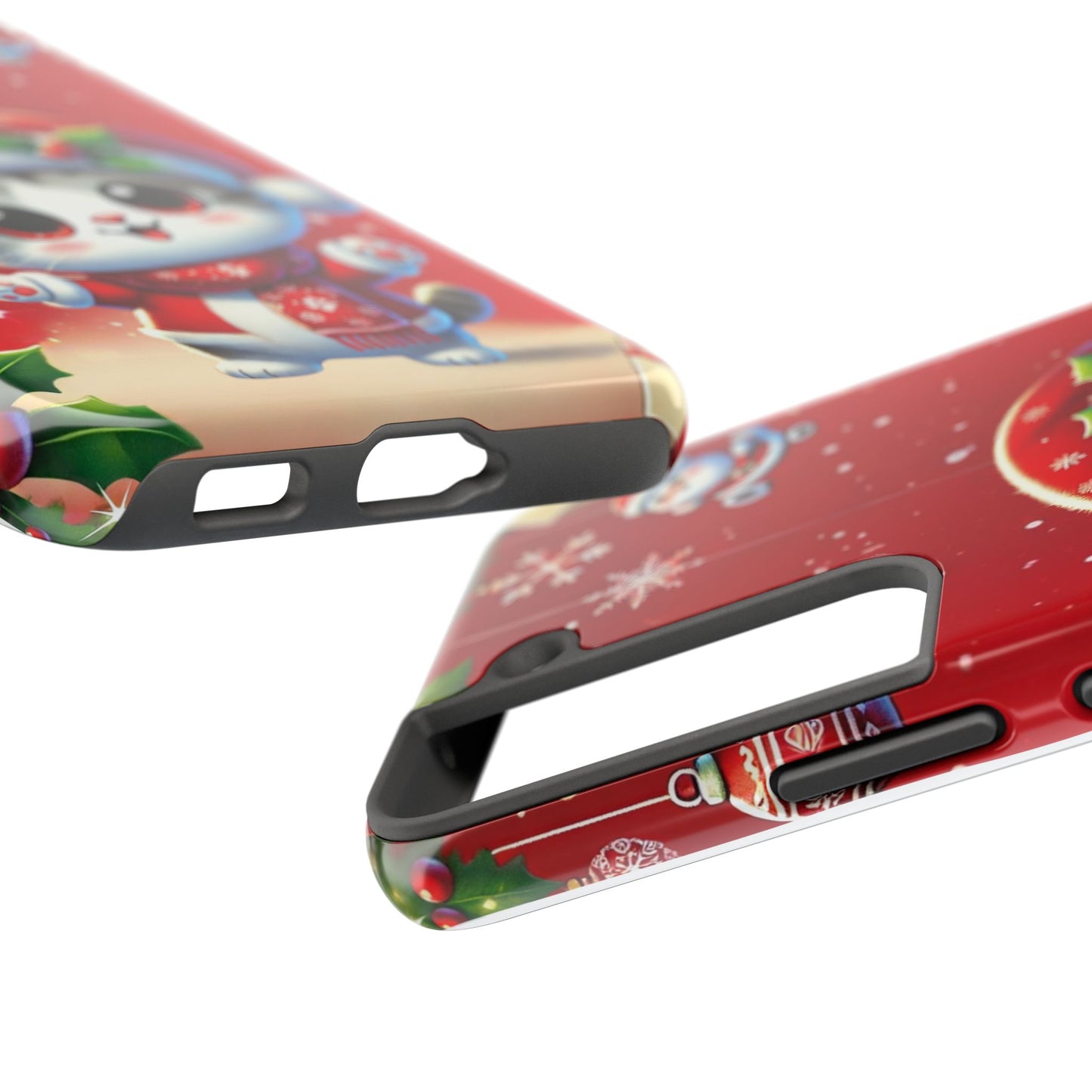 Purrfect Wishes Wireless Charging Support Tough Case
