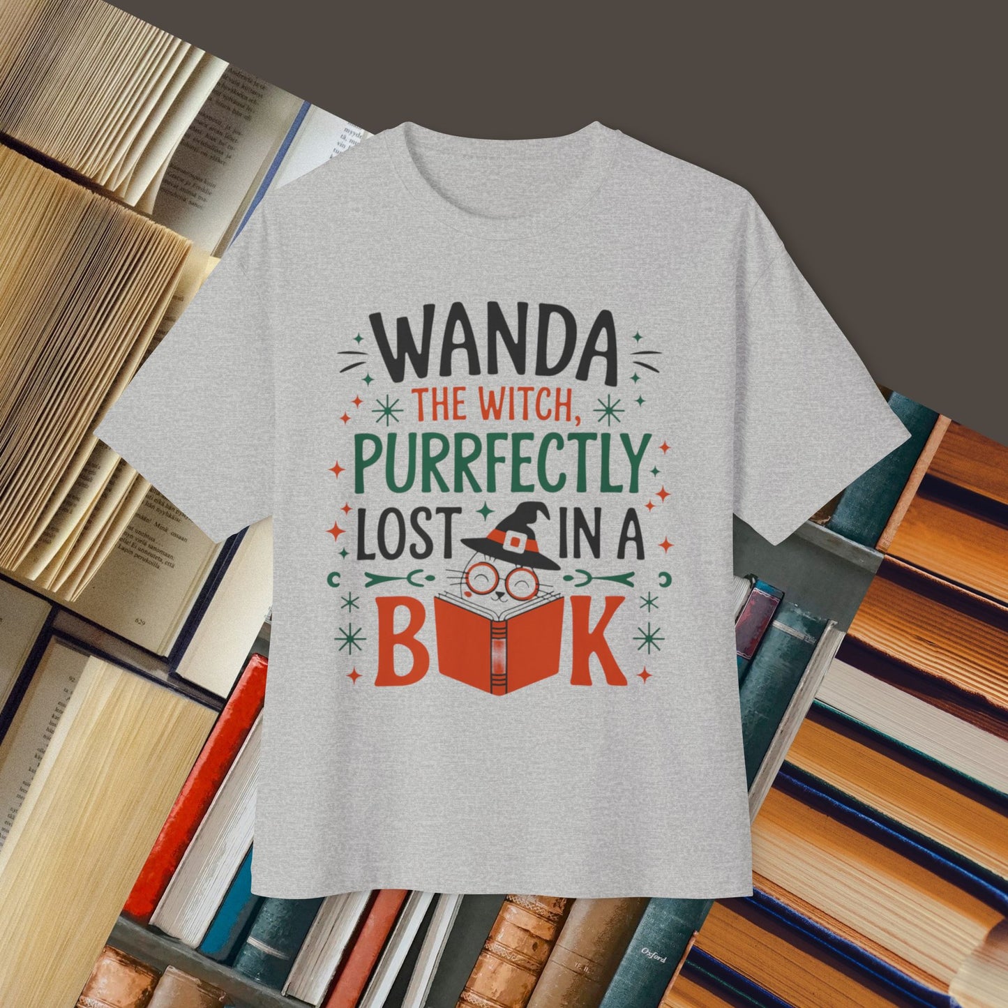 Wanda Witch Unisex BookLover Oversized Boxy Tshirt