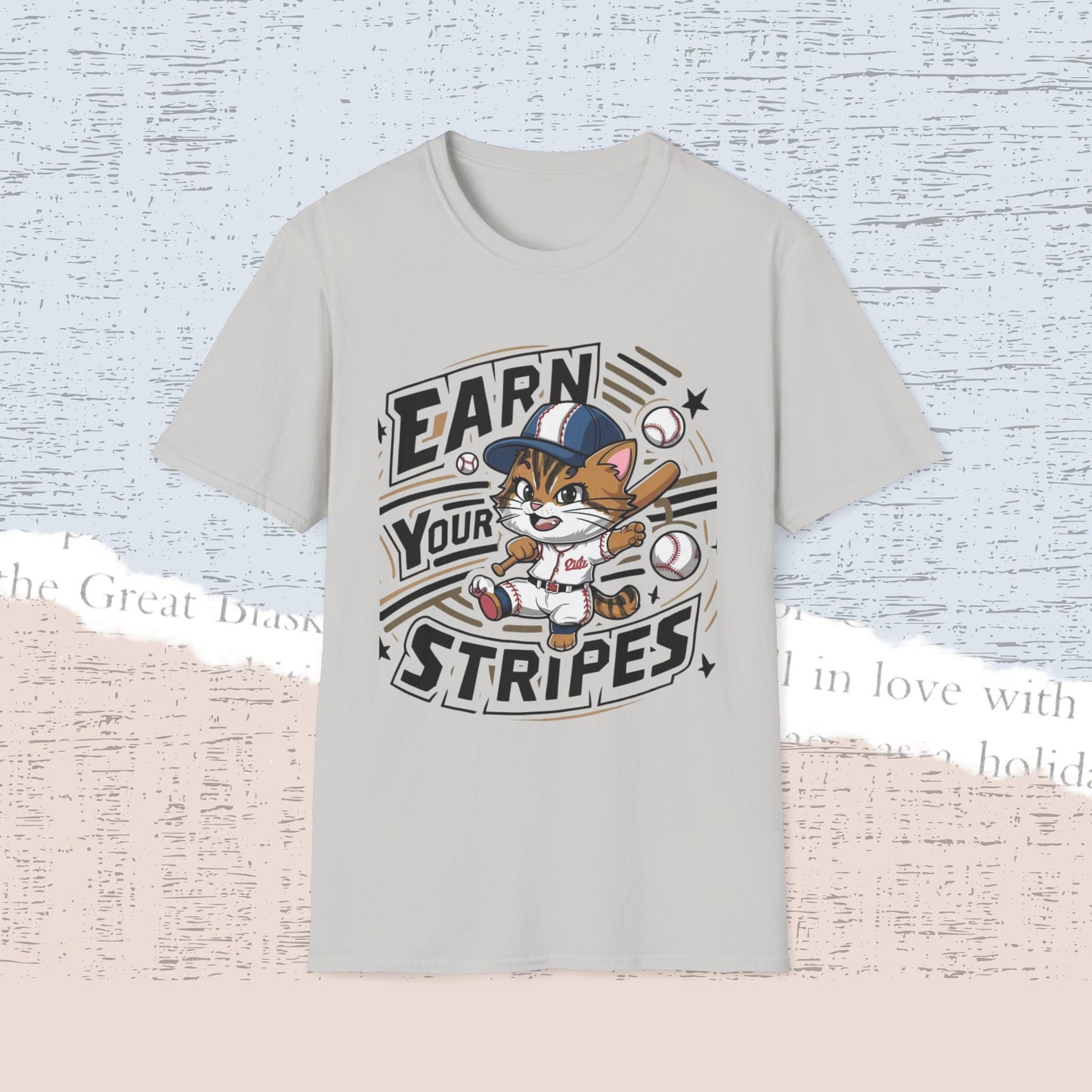 Earn Your Stripe Cotton Men Tee