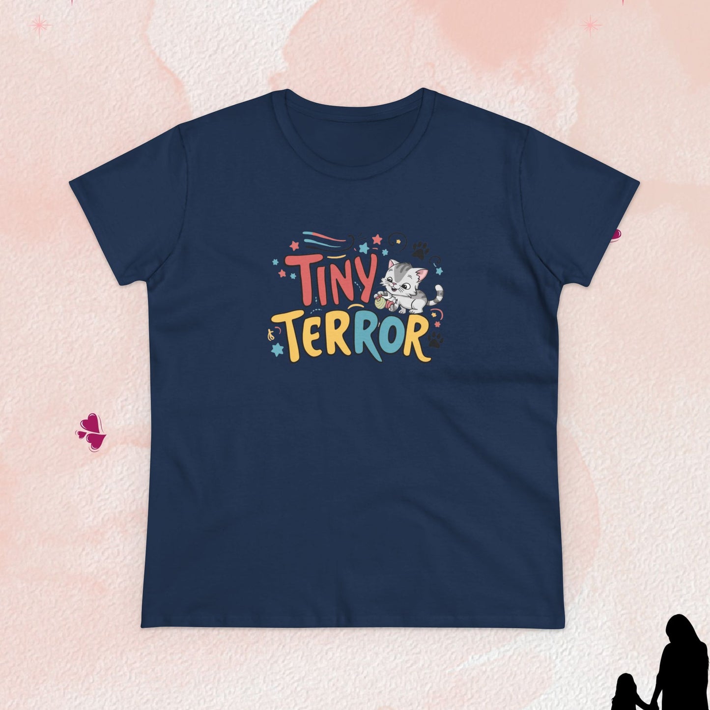 Tinny Terror Women Cotton Tshirt