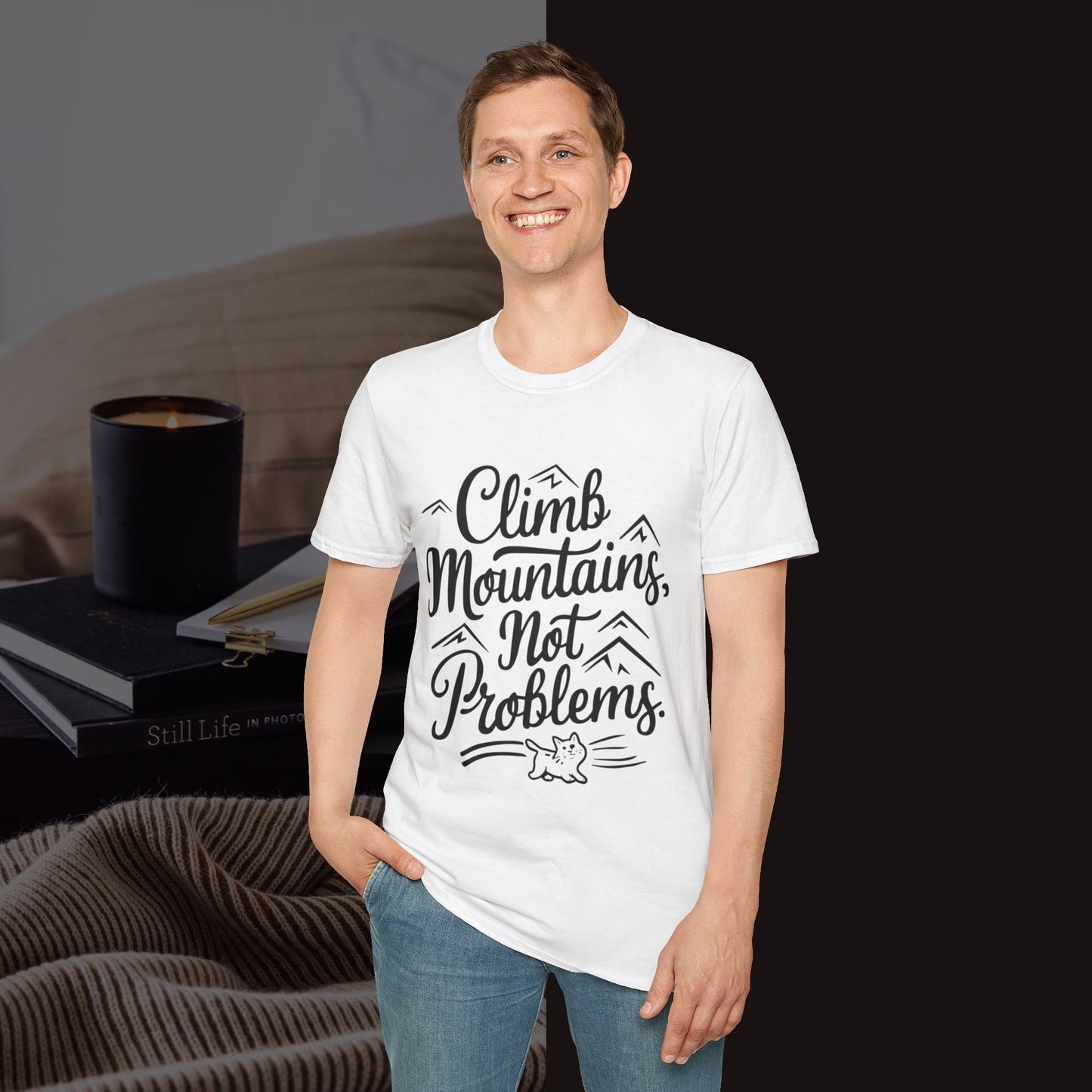 Climbing Mountain Cotton Men tee