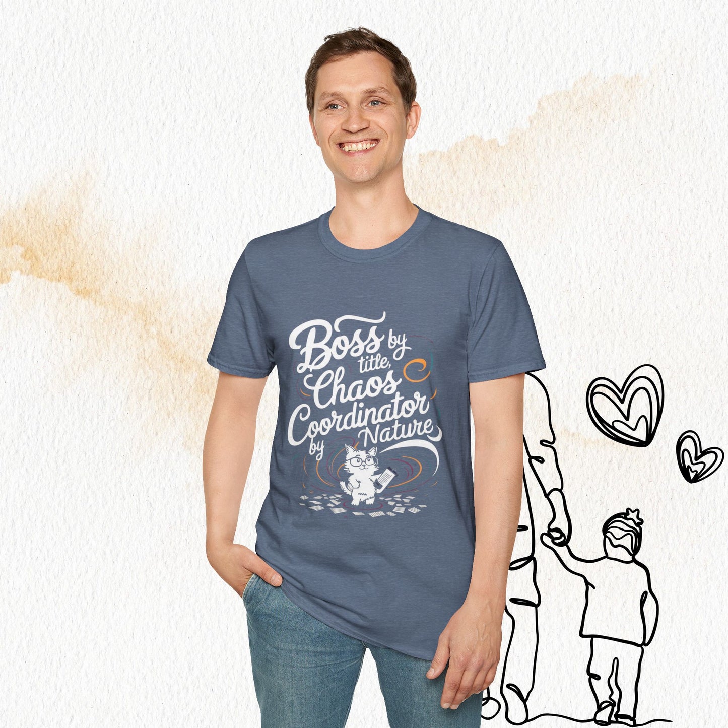 Boss By Title Cotton Tee