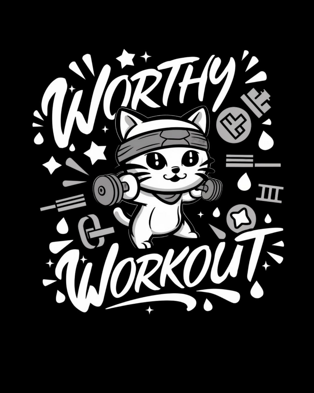 Worthy Workout Cotton T-Shirt