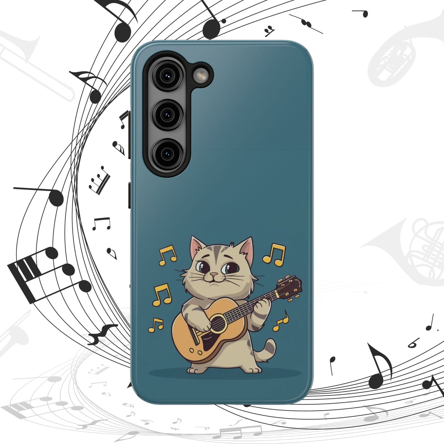 Tuneful Treasures Wireless Charging Support Tough Case.