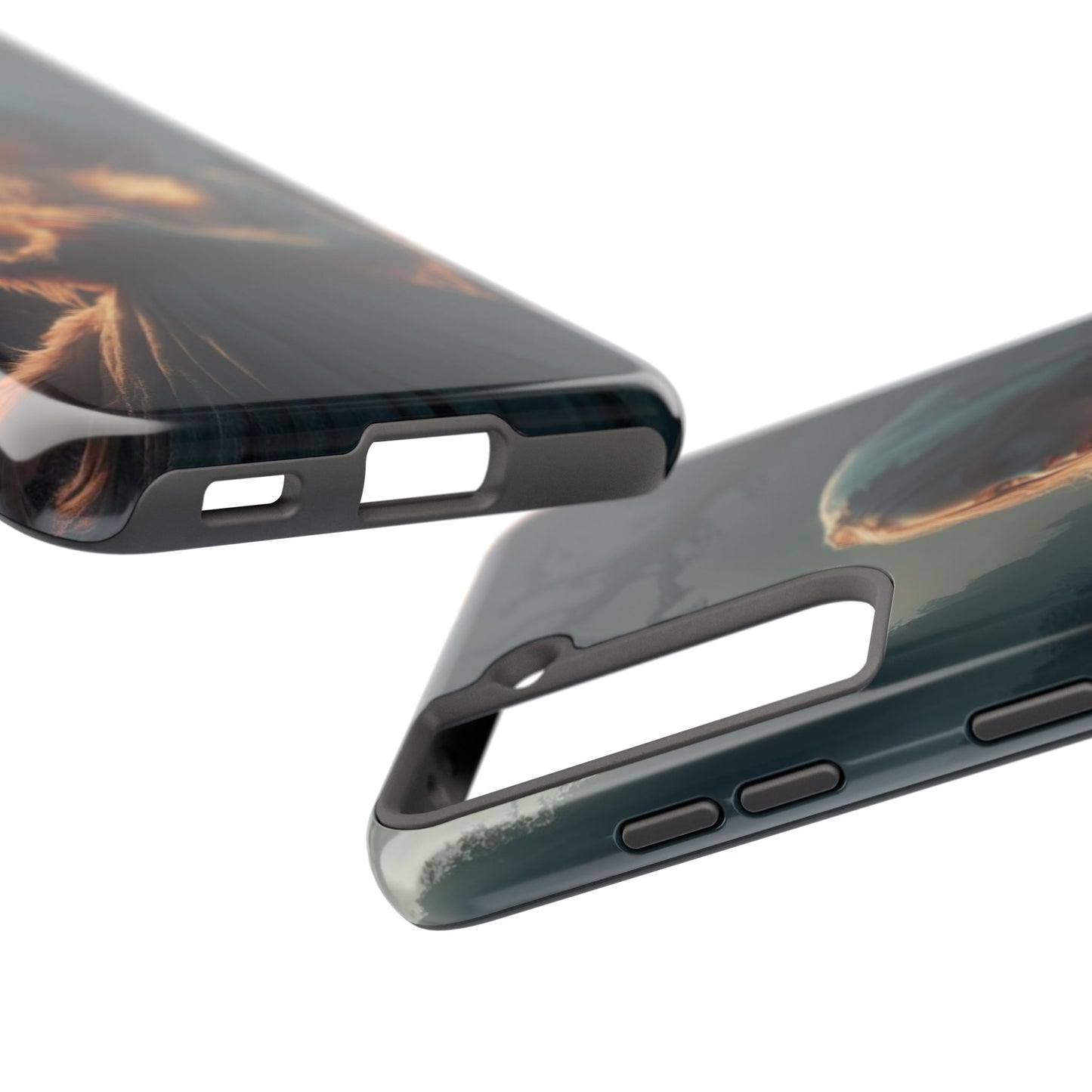 Glitter Guardian Wireless Charging Support Tough Case