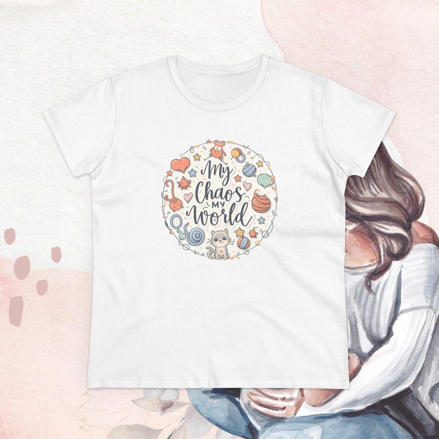 My Chaos My World Women Graphic Tees