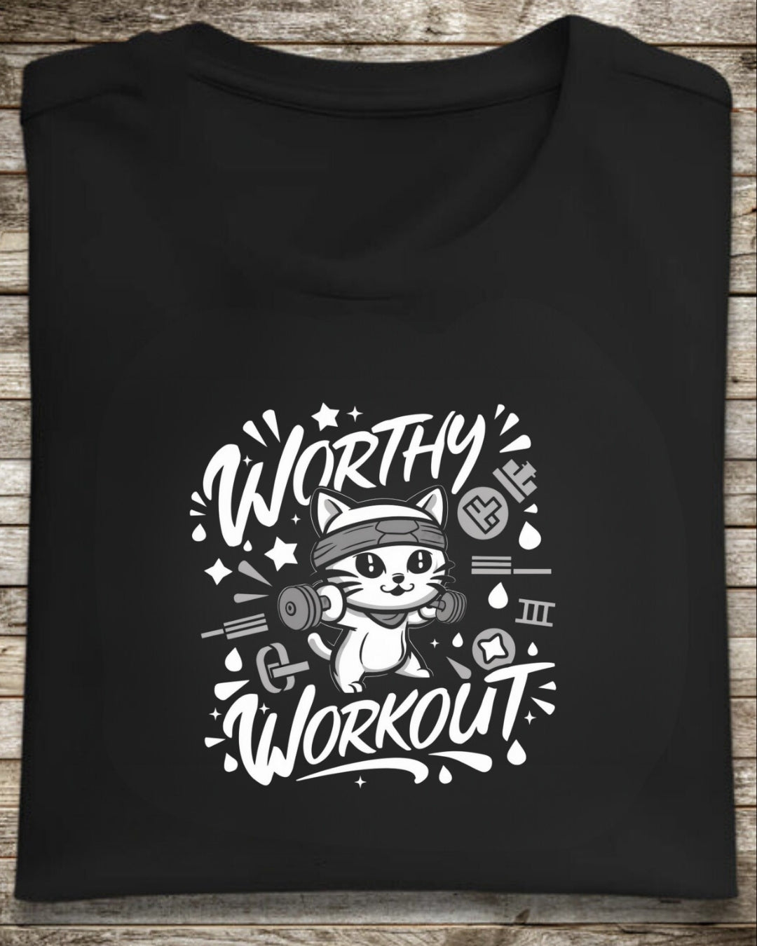 Worthy Workout Cotton T-Shirt