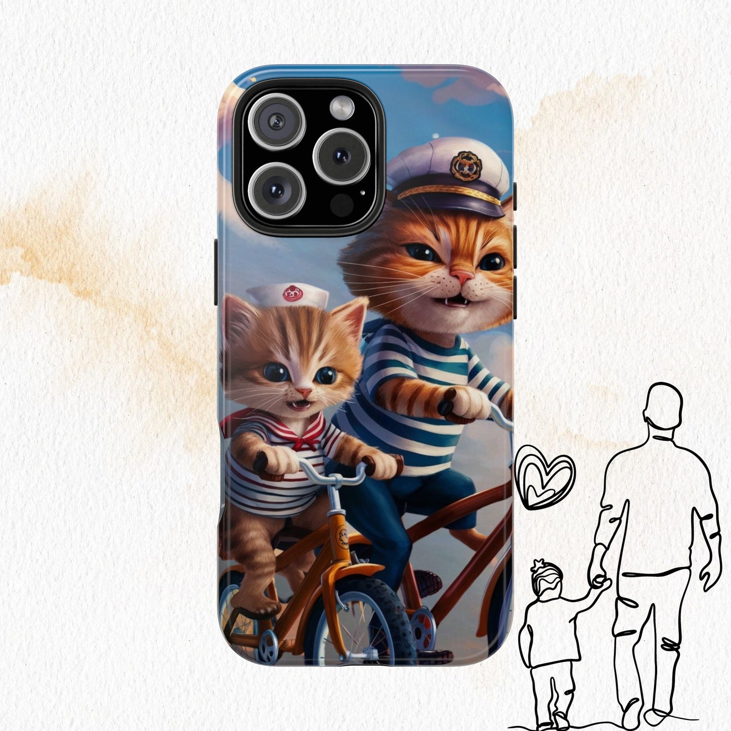 Nine Lives Wireless Charging Support Tough Case