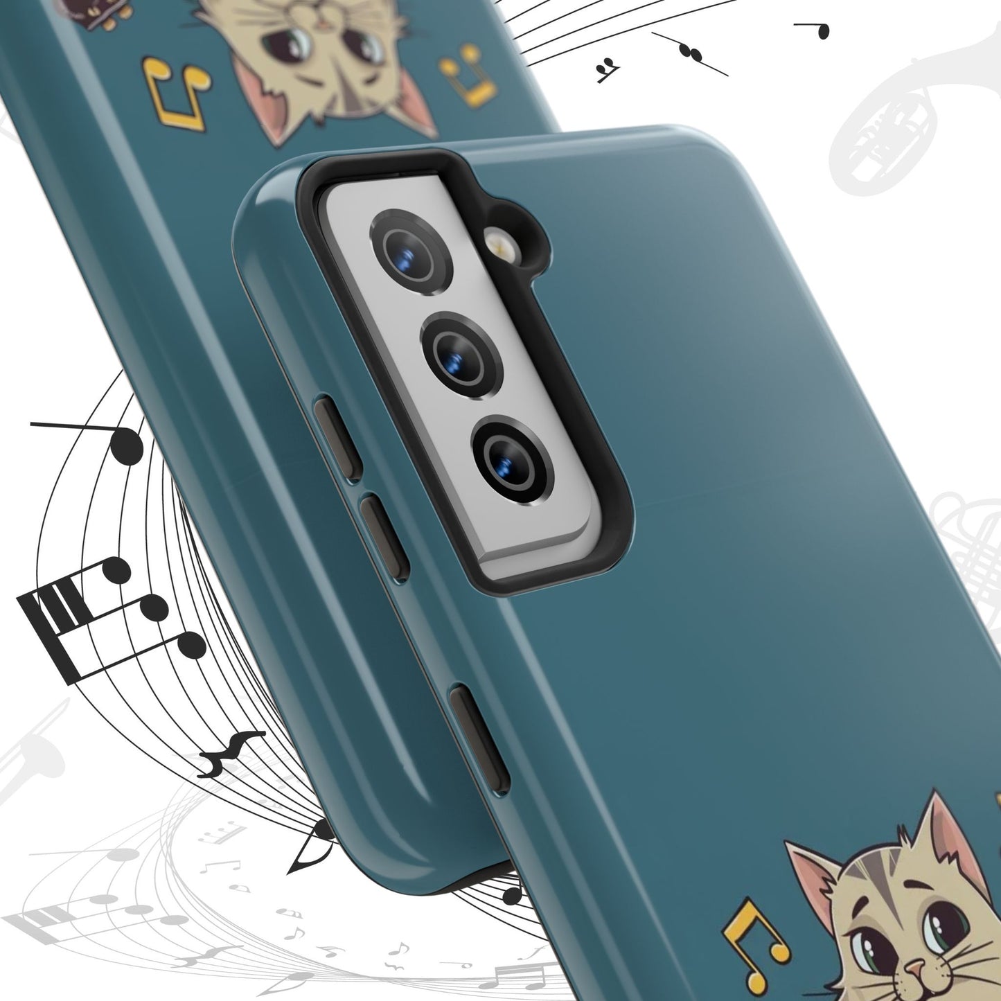 Tuneful Treasures Wireless Charging Support Tough Case.