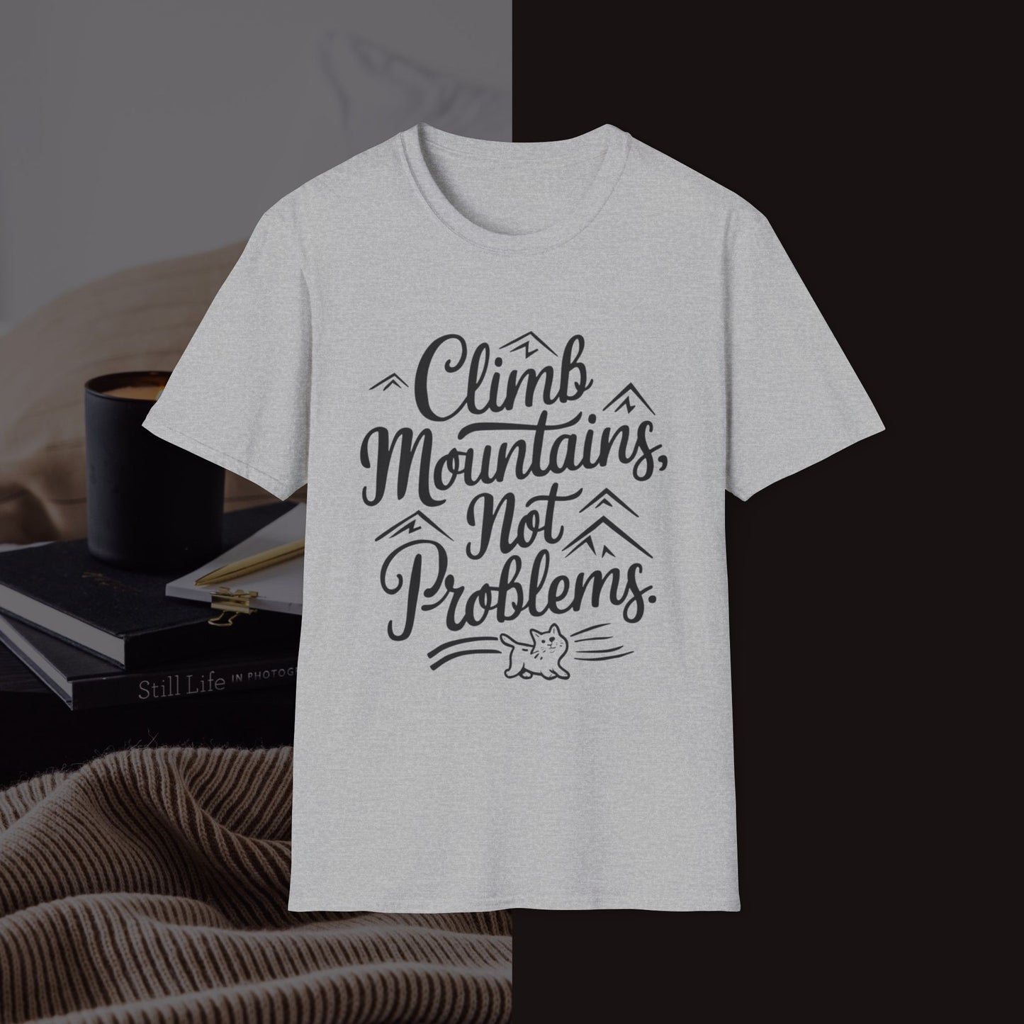 Climbing Mountain Cotton Men tee