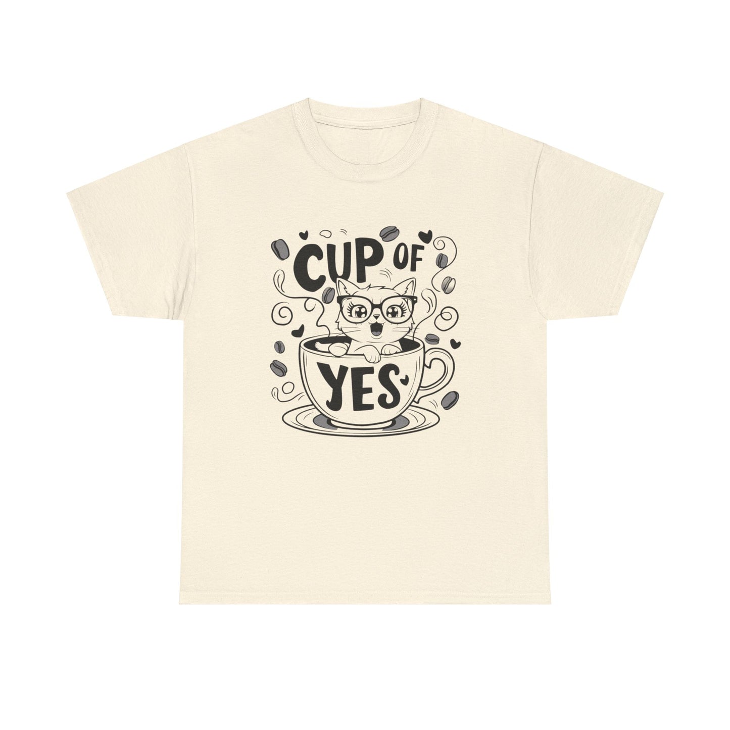 Cup Of Yes Coffee Unisex Cotton T-Shirt