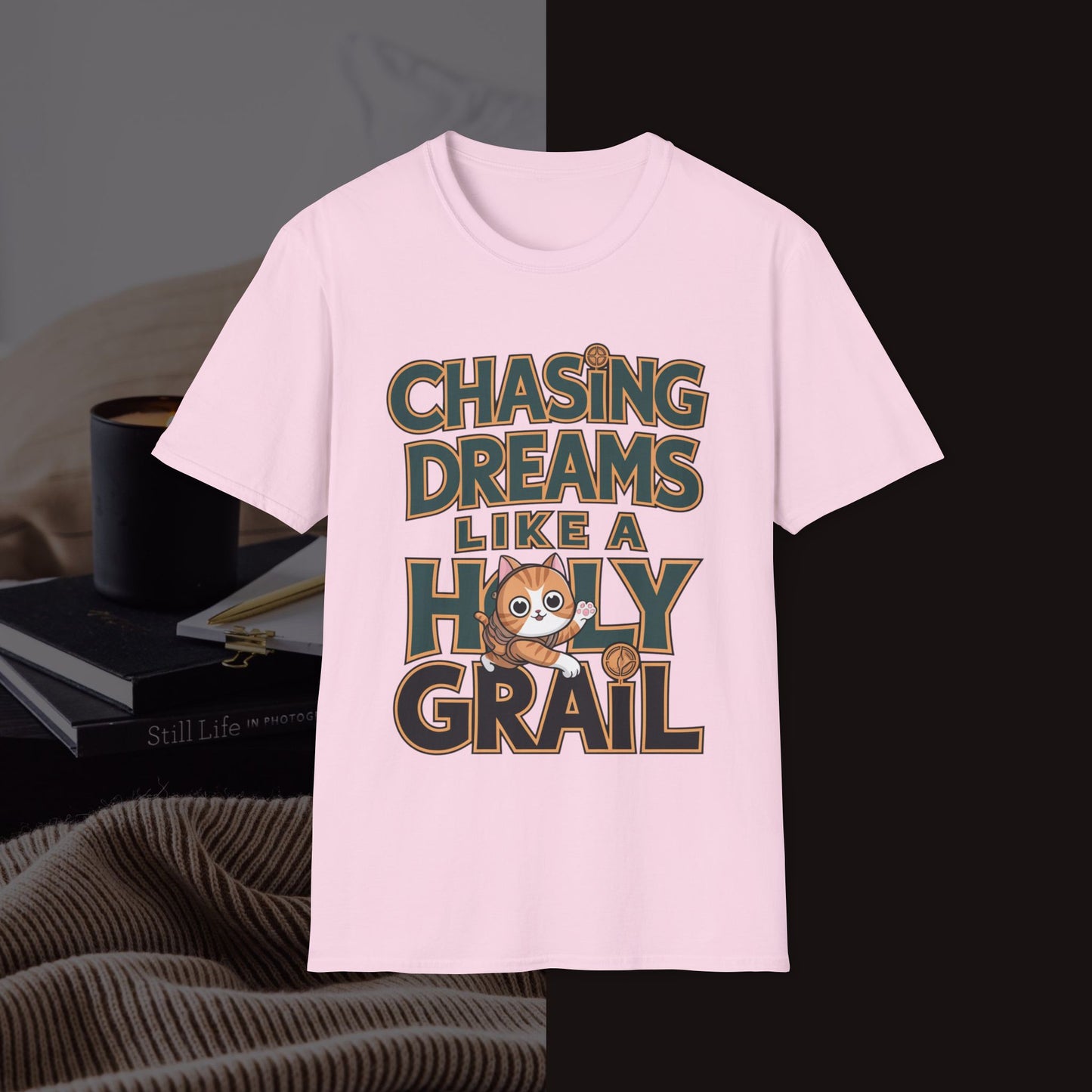 Chasing Peace Like A Holy Grail Unisex Softstyle T-Shirts
