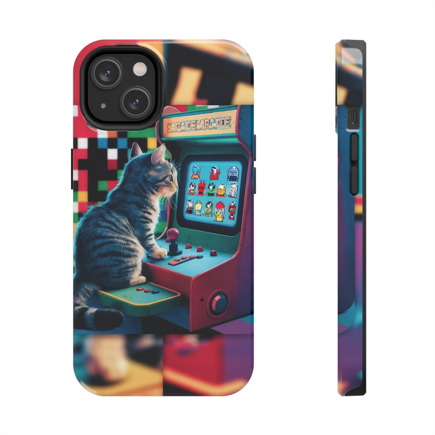 Meowstalgia Wireless Charging Support Tough Case.