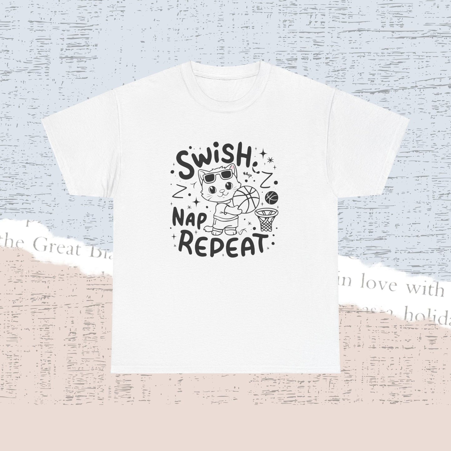 Swish Nap Repeat Cotton Tshirt