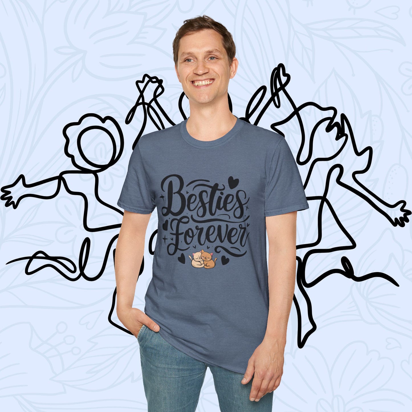 Besties Forever Cotton T-Shirt