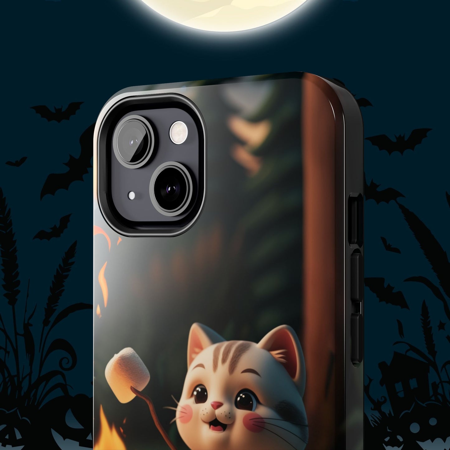 Meowstic Grip Wireless Charging Support Tough Case.