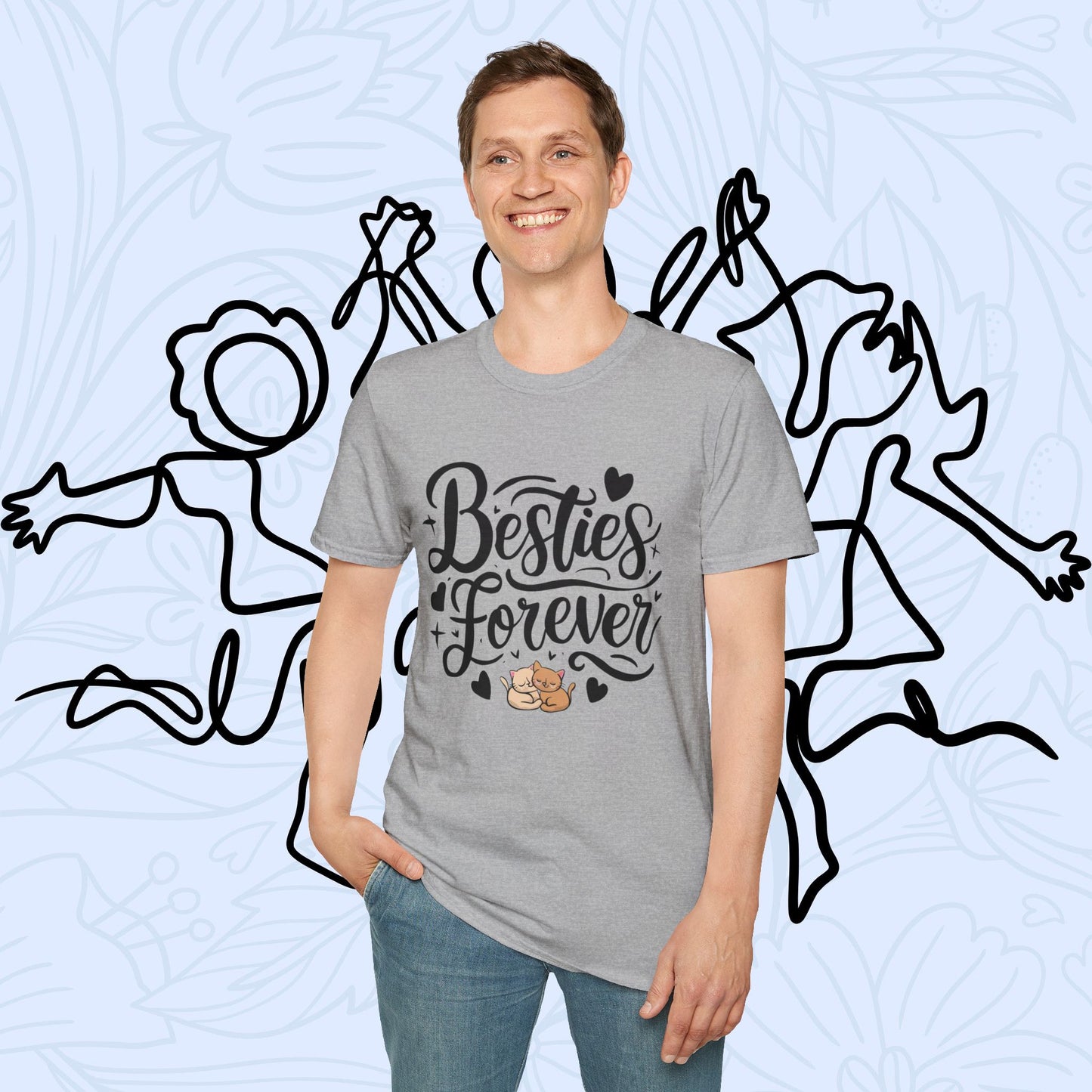 Besties Forever Cotton T-Shirt