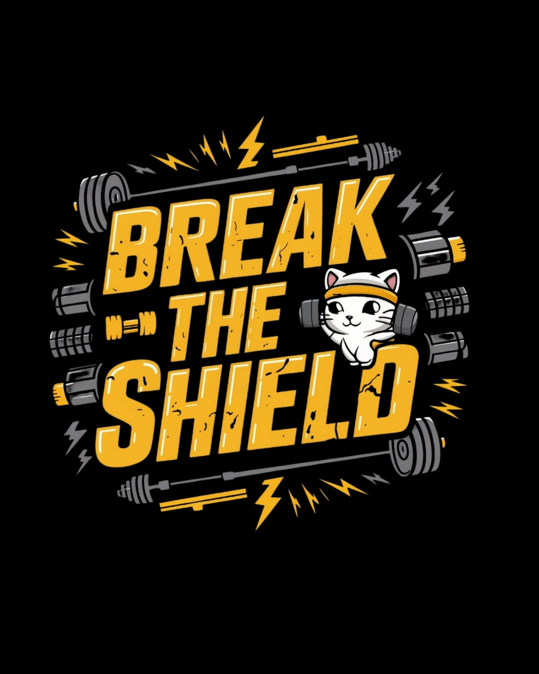Break The Shield Cotton T-Shirt