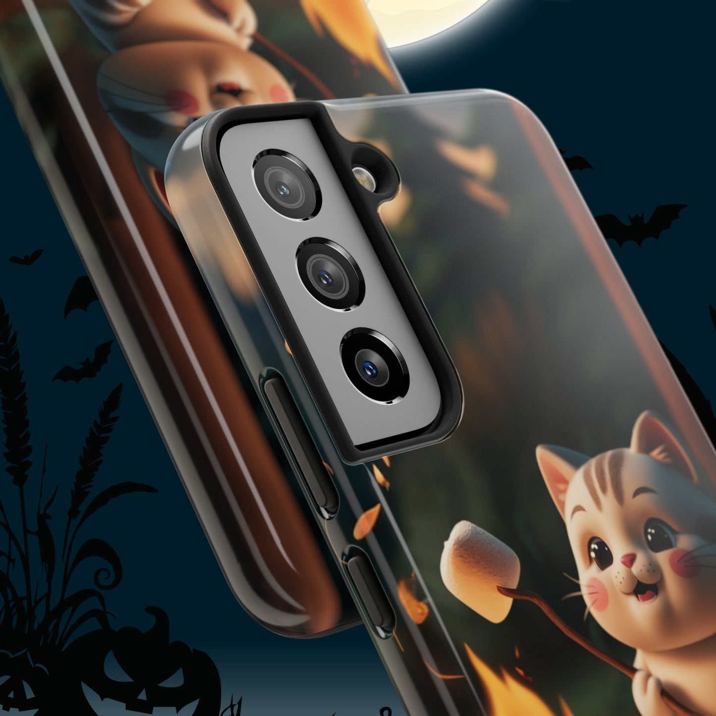 Meowstic Grip Wireless Charging Support Tough Case.